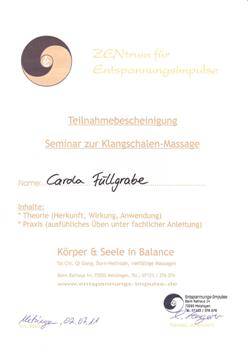 Klangschale-Massage
